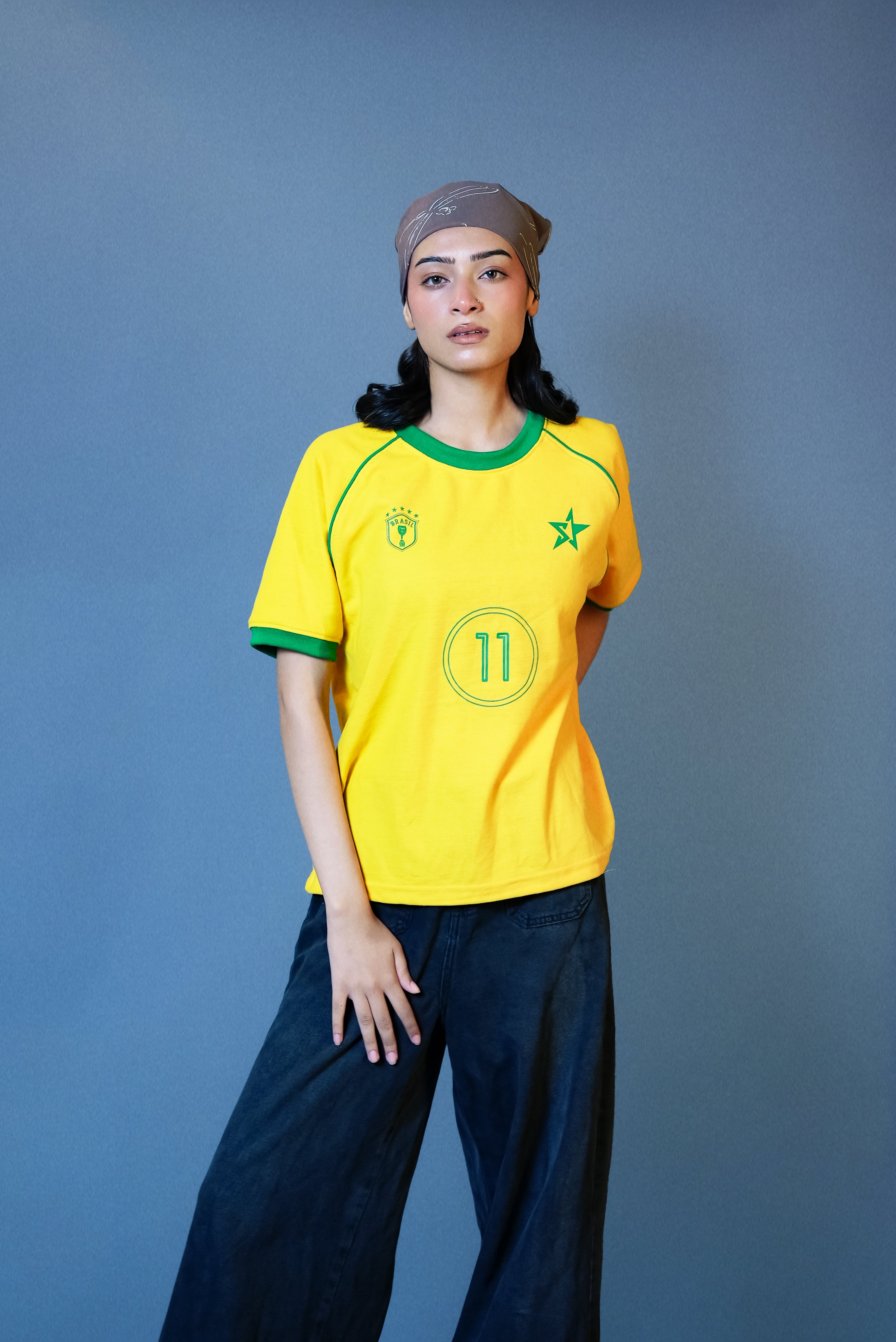 Brazil Ringer Tee