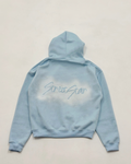 Ice blue boxy hoodie