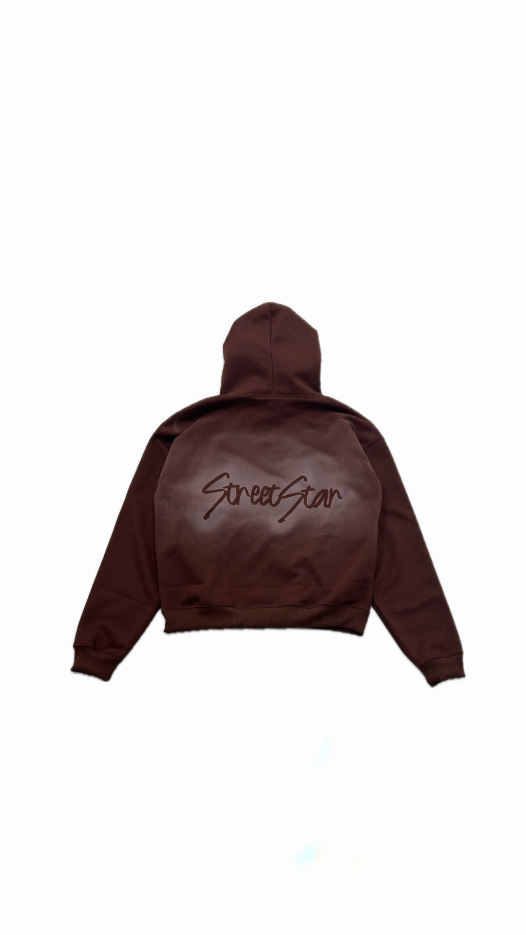 Brown boxy hoodie