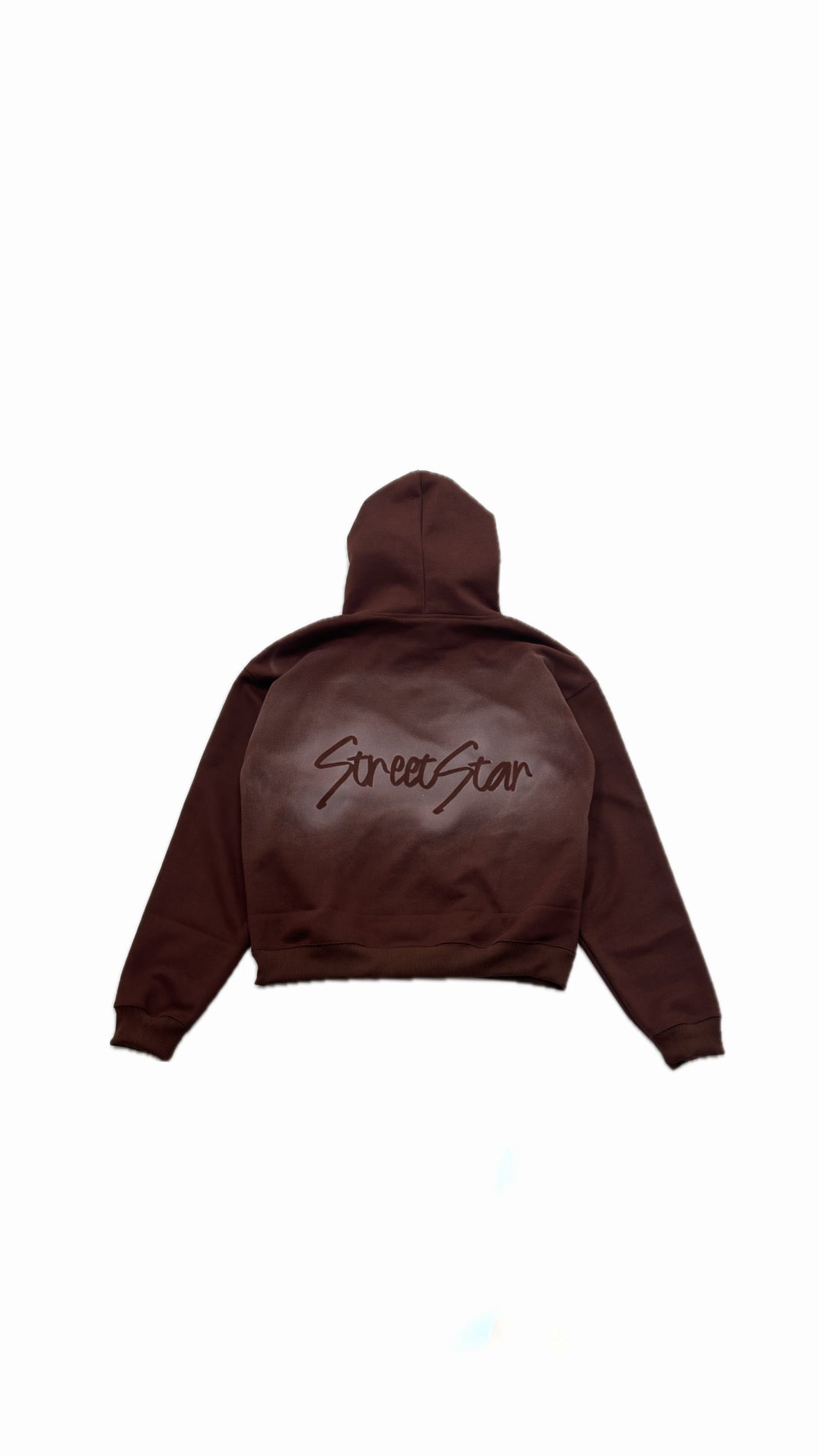 Brown boxy hoodie