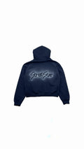 Navy boxy hoodie